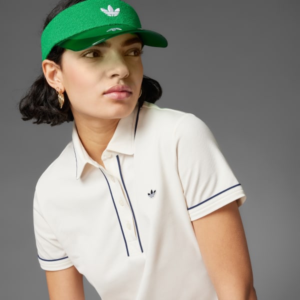 White Originals Twistknit Trefoil Polo Shirt