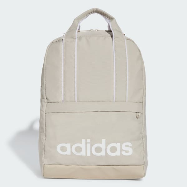 Beige Linear Essentials Backpack