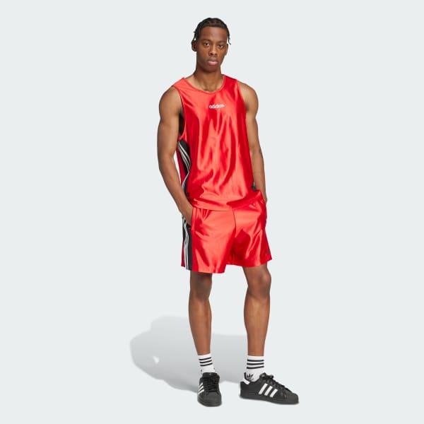 Red adidas Originals Retro Boxing Shorts