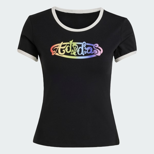 【adidas】Originals X JEREMY SCOTT ★ ロゴTシャツ adidas Sportswear X JEREMY SCOTT PRIDE TEE - Print T-shirt