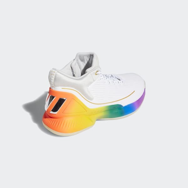 adidas D Rose 10 Pride Shoes - White 