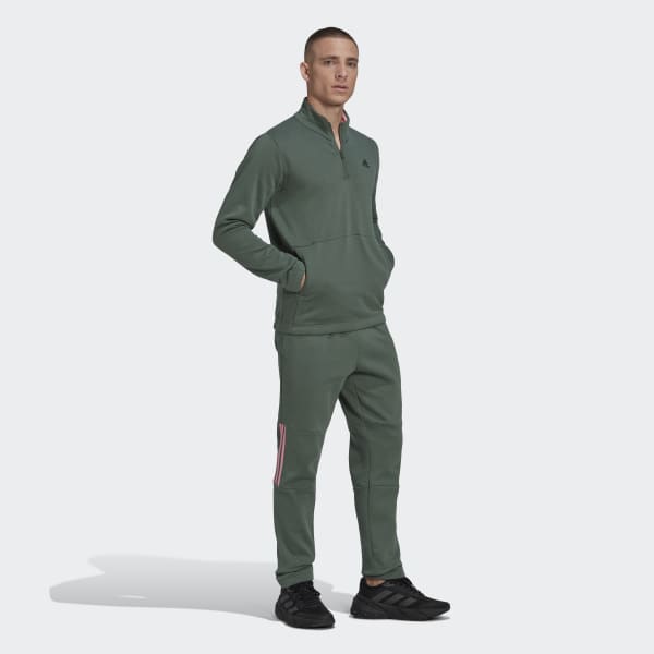Vert Survêtement 1/4 Zip Fleece SS510