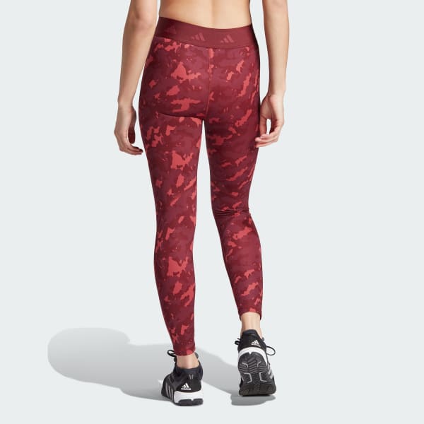 Burgundy Mallas 7/8 Techfit Camo