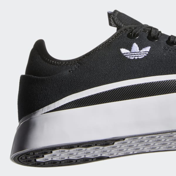 adidas originals sabalo trainers in black and white