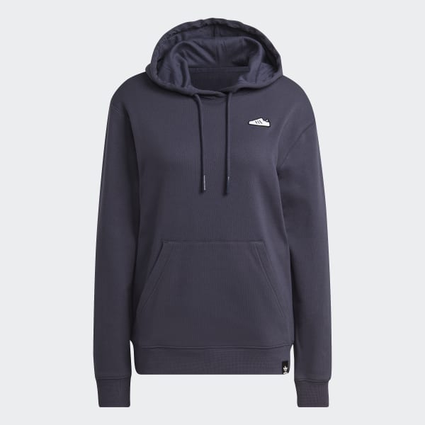 Blue Embroidered Hoodie DUO71