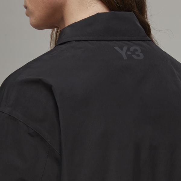 Nero Y-3 Classic Dorico Nylon Car Coat
