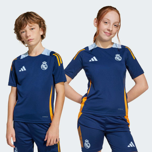 Blue Real Madrid Tiro 24 Competition Training Jersey Kids