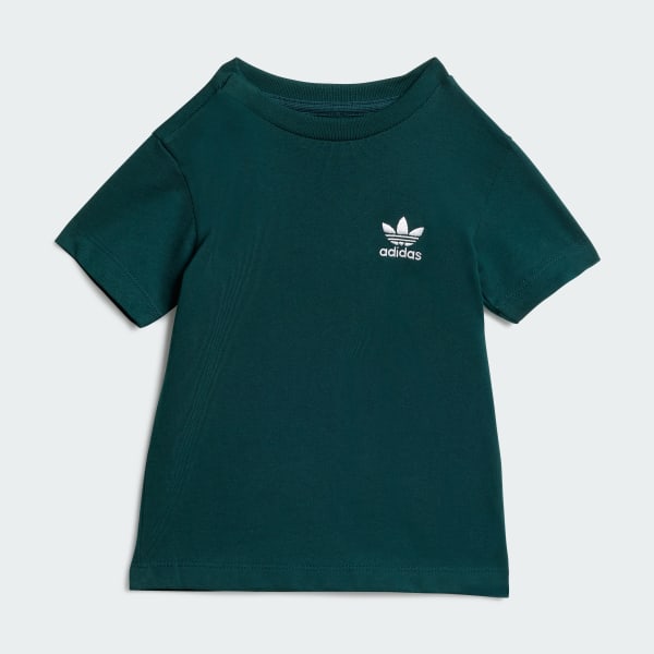 Verde Conjunto Shorts Camiseta Infantil