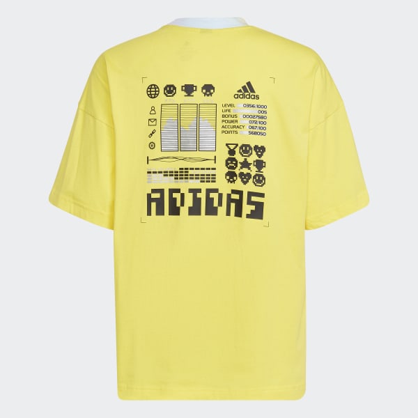 Amarillo Camiseta ARKD3 Estampada