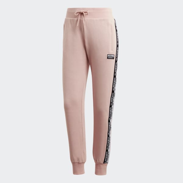 adidas cuffed pants pink