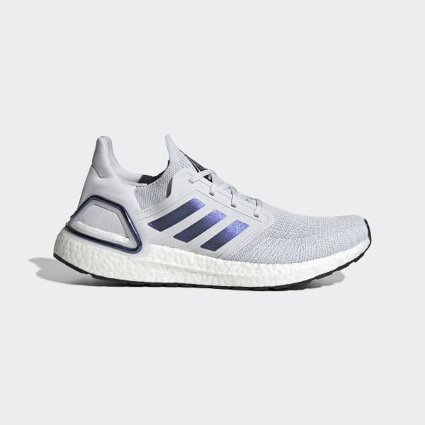 grey and blue adidas ultra boost