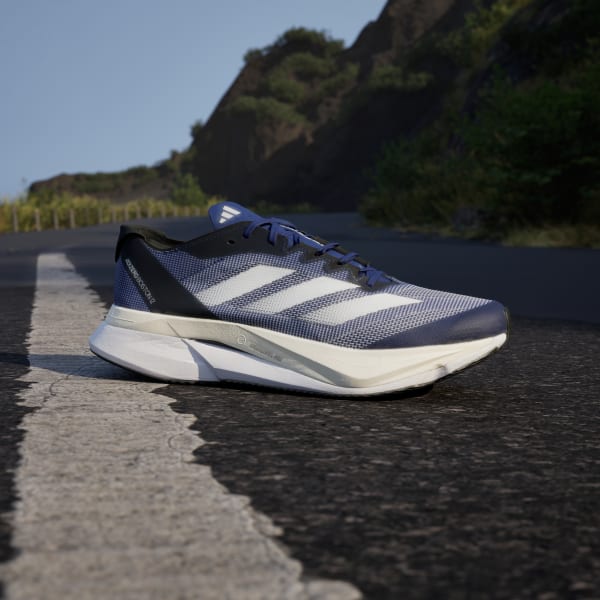 Blauw Adizero Boston 12 Schoenen