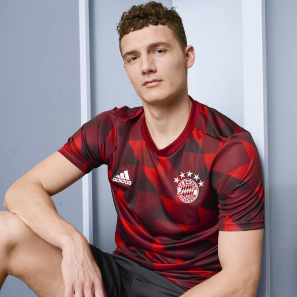 Rood FC Bayern München Pre-Match Voetbalshirt