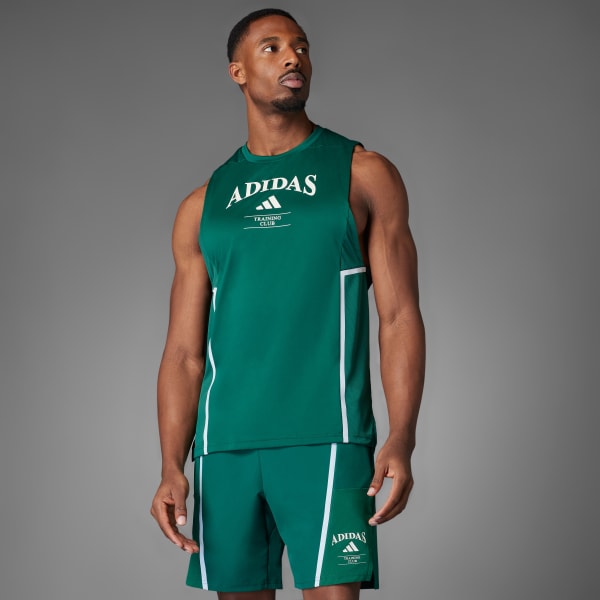 สีเขียว เสื้อกล้าม Designed-for-Training Legacy