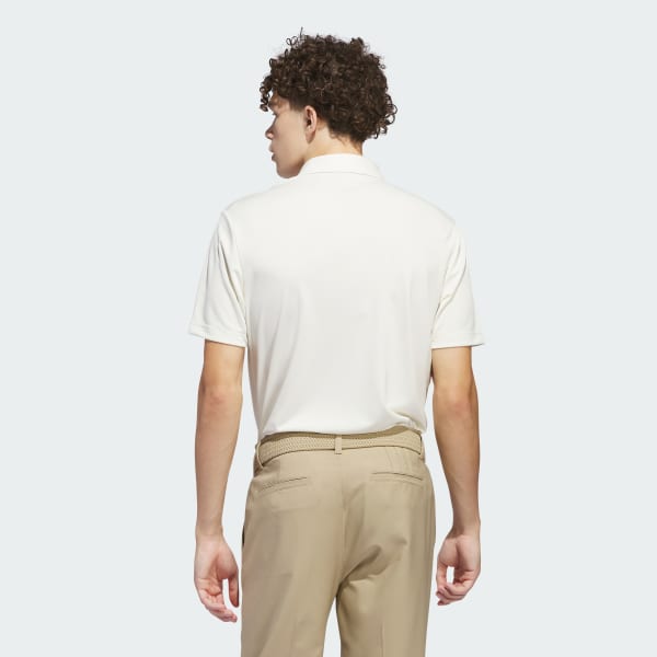 Beige Chest Stripe Polo Shirt