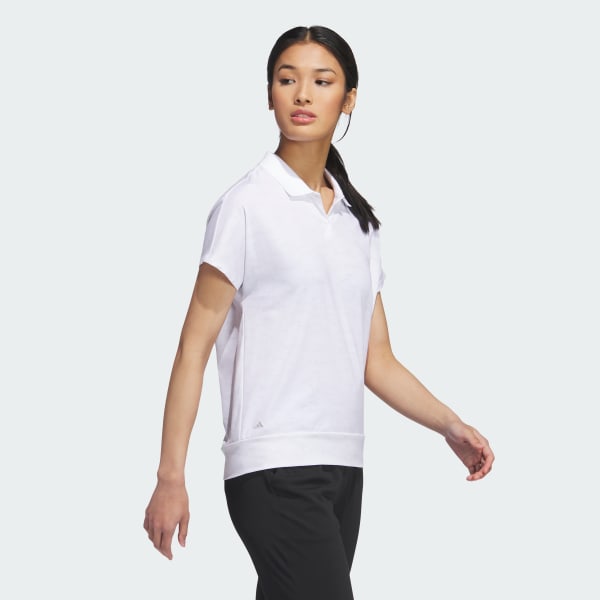 White Go-To Printed Golf Polo Shirt