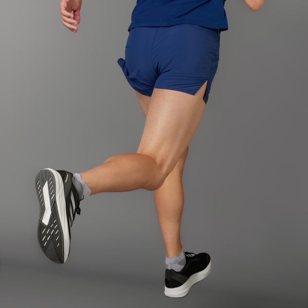 Blue Adizero Essentials Running Shorts