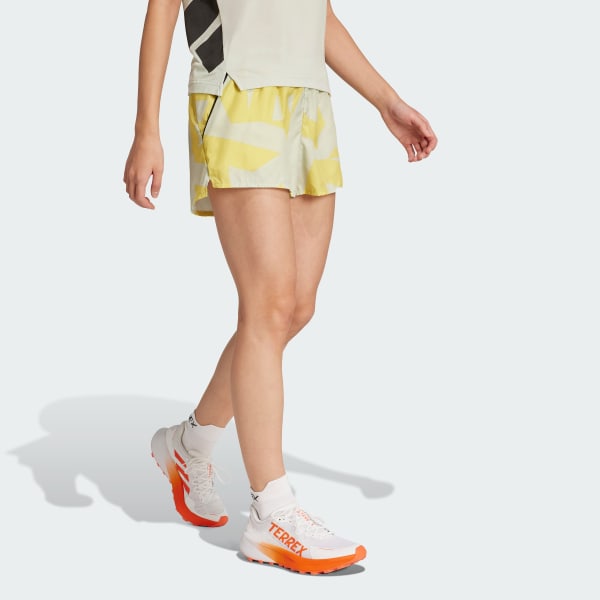 Yellow Terrex Multi Light Shorts Printed