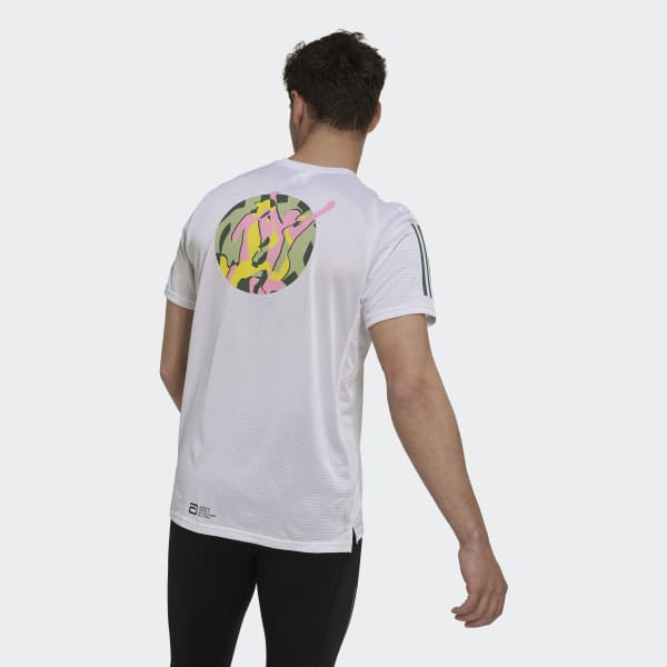 Branco T-shirt da Maratona de Berlim 2022 EBT39