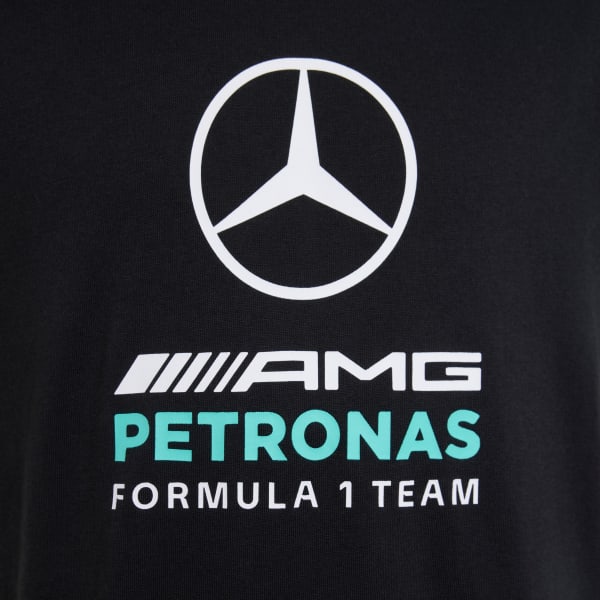 Siyah MERCEDES - AMG PETRONAS FORMULA 1 TEAM DNA GRAPHIC TİŞÖRT