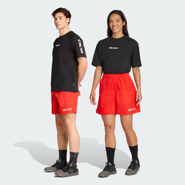 【adidas】FIVE TEN LOGO LINE SHORTS★ショートパンツ adidas Five Ten Logo Line Short - Red | Free Shipping with