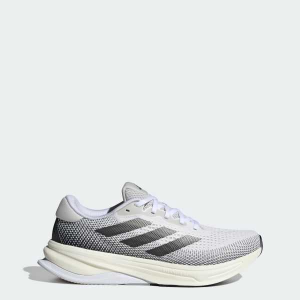White Supernova Solution Running Shoes