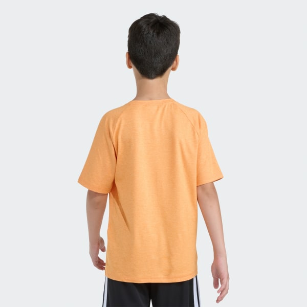 Orange SS RAGLAN POLY TEE