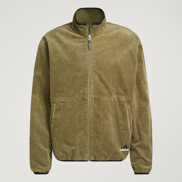 ADIDAS EQUIPMENT REVERSIBLE CORDUROY JACKET - Green | Free