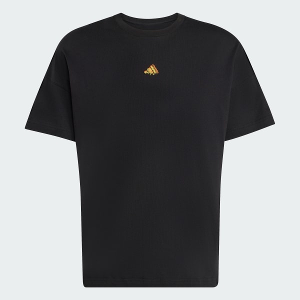 ★ adidas★ Oversized T-shirt ash blue black JY1394 adidas originals T-Shirt Oversized - Ash Blue/Black