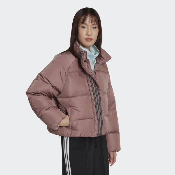 Purple 쇼트 다운 재킷