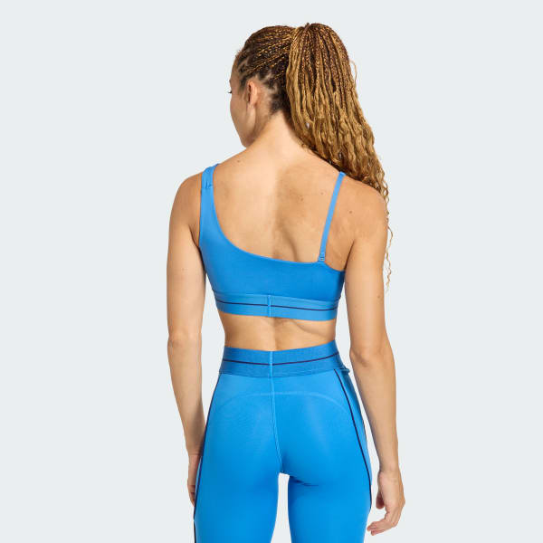 Blue Hyperglam 3-Stripes Light Support Bra