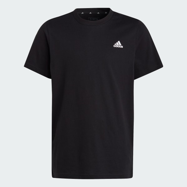 Black Essentials Small Logo Cotton Tee