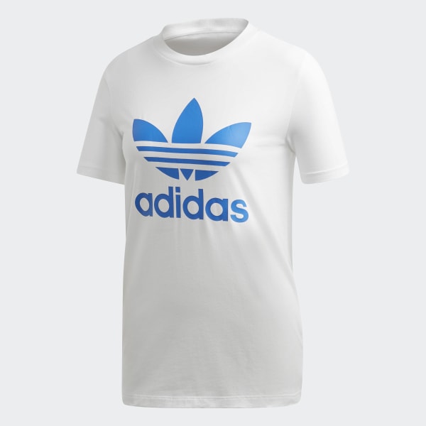 Blanco Camiseta Trifolio