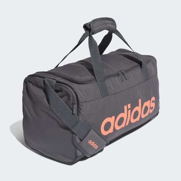 adidas Linear Logo Duffel Bag - Grey 