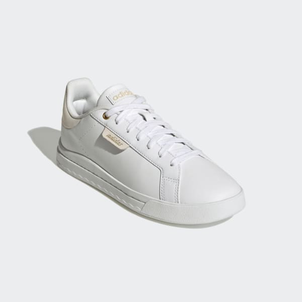 Λευκό Court Silk Shoes