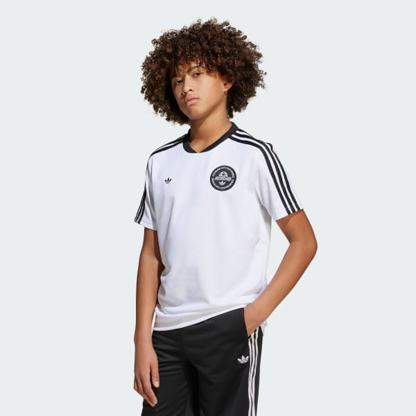 Branco Camiseta Futebol Infantil