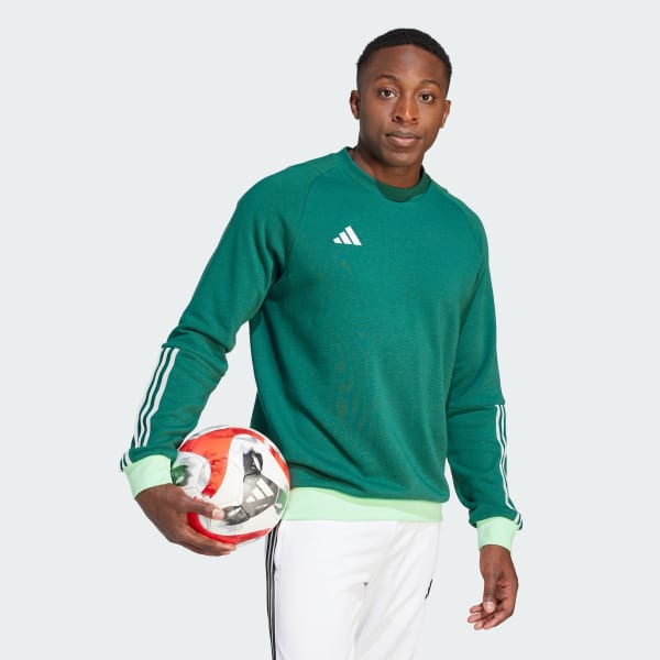 Sudadera adidas cuello redondo 3 sales bandas