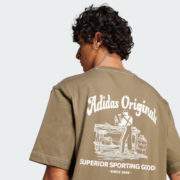 adidas Wabash Tee - Green | Free Shipping with adiClub