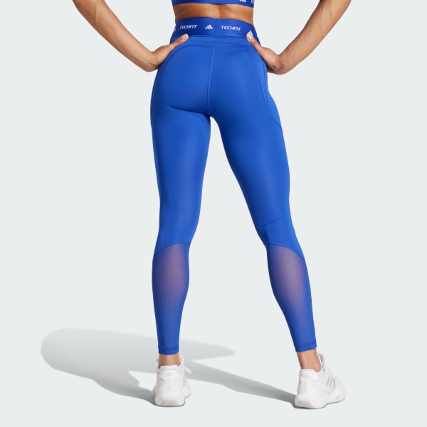 adidas TECHFIT Stash Pocket Full Length Leggings Blau adidas Deutschland