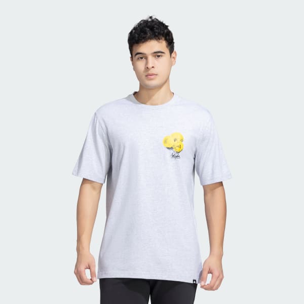 Grey Small Logo Lemon Tee