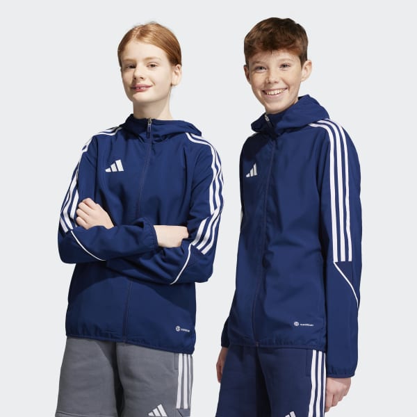 ⚽️ adidas Tiro 23 League Windbreaker - Blue | Kids' Soccer | adidas US ⚽️