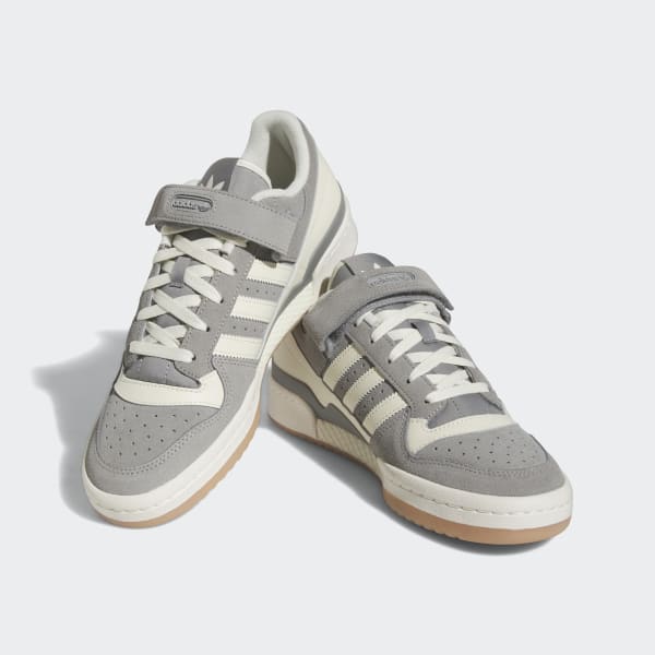 adidas forum grey white