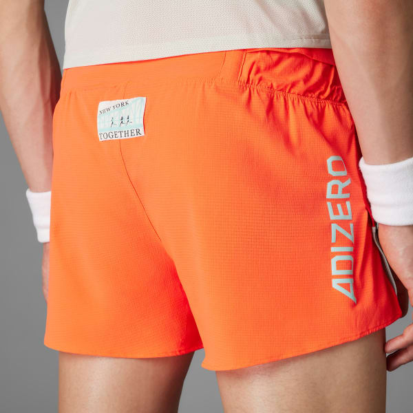 adidas New York City Men's Running Split Shorts - Red | Free