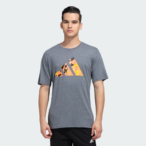 Grey TRAIN ESSENTIALS BIG LOGO TEE
