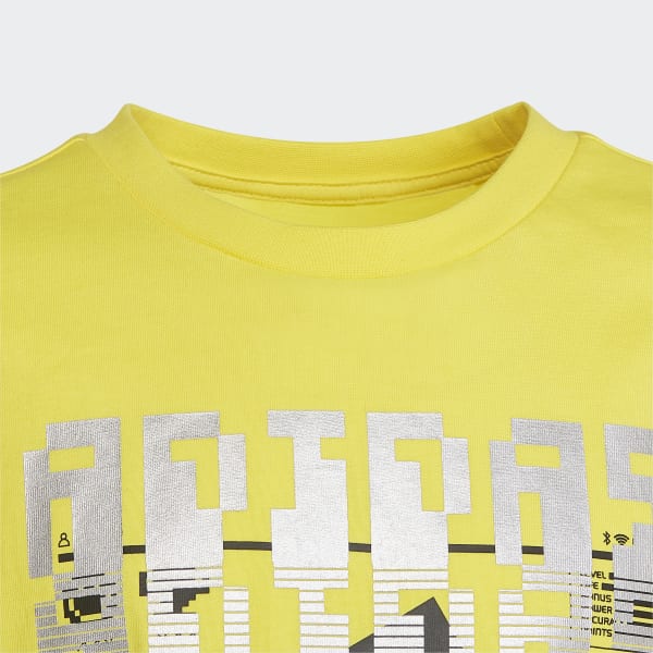 Amarillo Camiseta Gaming Estampada IS210