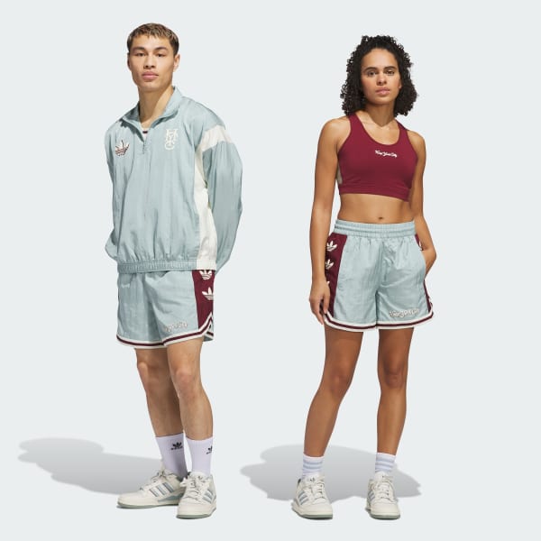 グリーン Hoop York City ウーブン ショーツ（ジェンダーニュートラル）