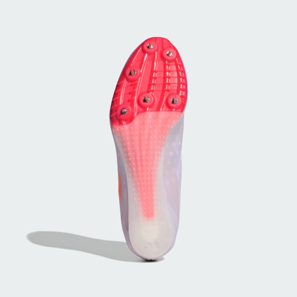 White Adizero Sprintstar Shoes