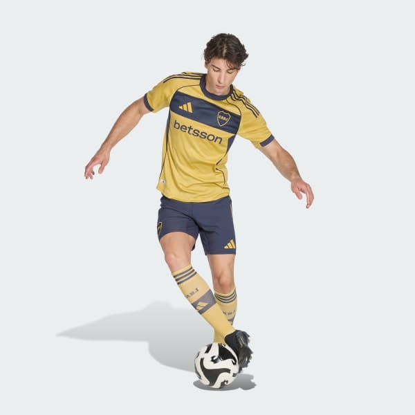 Amarillo Camiseta Alternativa Boca Juniors 25/26 (Versión Jugador)