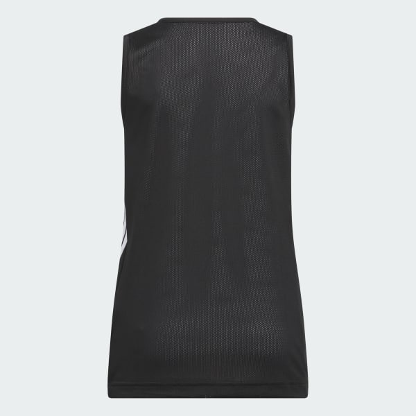 Siyah 3G Speed Çift Taraflı AEROREADY Çocuk Basketbol Forması