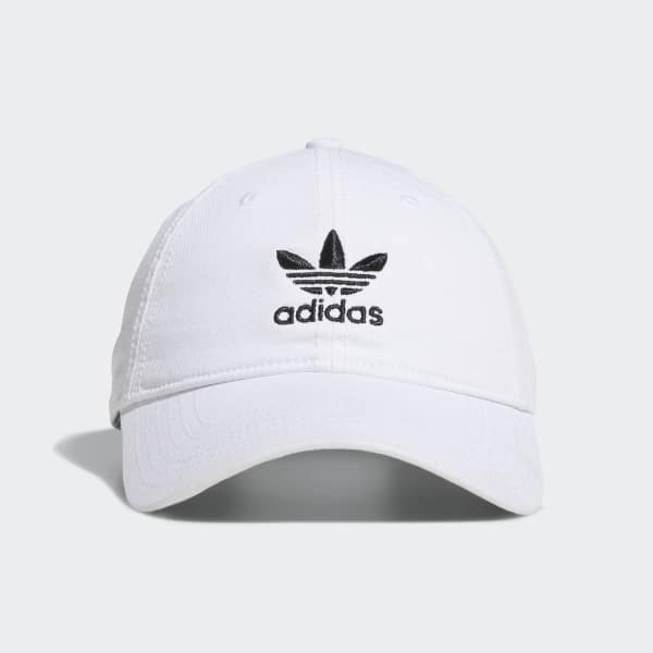 white adidas hat